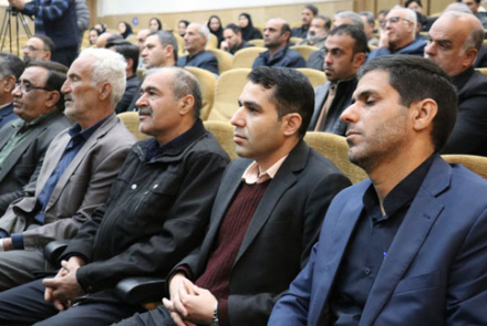 مراسم تجلیل از خیرین سلامت بیمارستان فاطمیه بادرود.