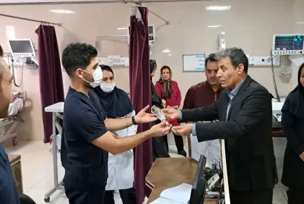 بازدید معاونین غذا و دارو و نظارت بر درمان 