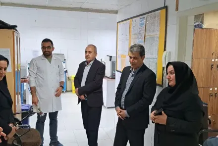 بازدید معاونین غذا و دارو و نظارت بر درمان 