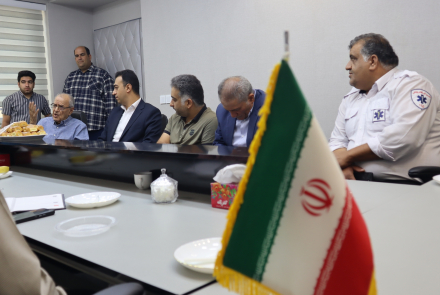 بازدید دکتر عبدلی نماینده مجلس از بیمارستان 
