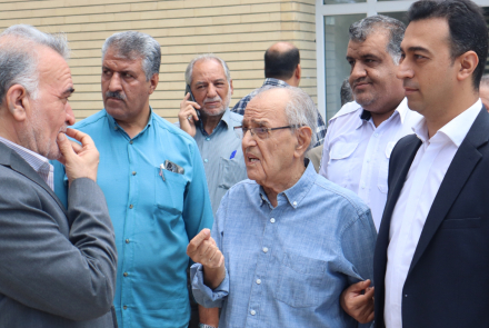 بازدید دکتر عبدلی نماینده مجلس از بیمارستان 