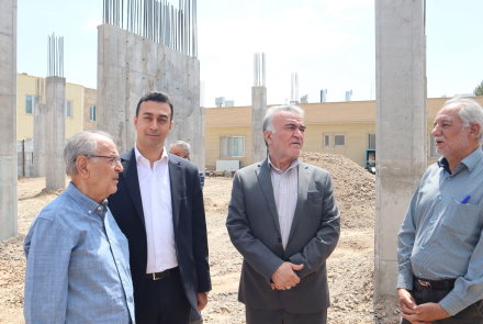 بازدید دکتر عبدلی نماینده مجلس از بیمارستان 