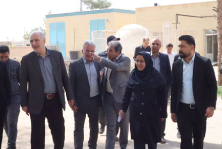 بازدید دکتر عبدلی نماینده مردم در مجلس شورای اسلامی از بیمارستان فاطمیه بادرود 
