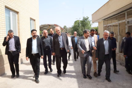 بازدید دکتر عبدلی نماینده مردم در مجلس شورای اسلامی از بیمارستان فاطمیه بادرود 