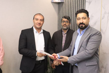  مراسم تقدیر از حسابداران بیمارستان فاطمیه بادرود 