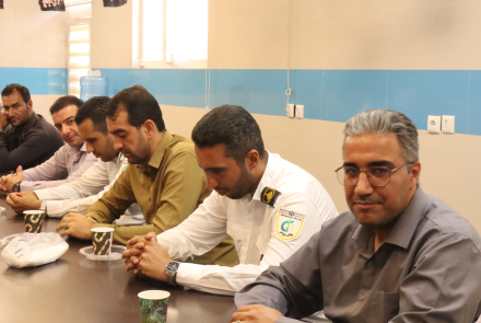 گرامیداشت روز حراست و فناوری اطلاعات در بیمارستان فاطمیه بادرود