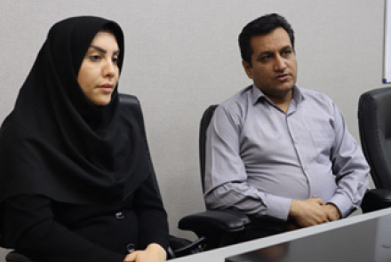 بازدید مدیر دفتر ریاست به همراه مدیر پرستاری دانشگاه علوم پزشکی اصفهان از بیمارستان فاطمیه بادرود
