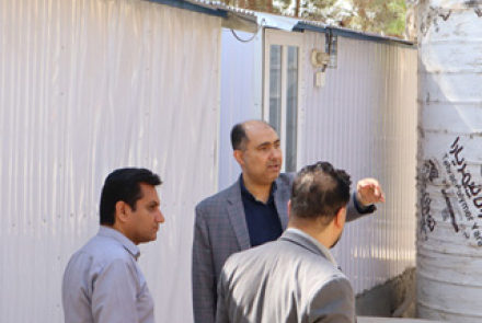 بازدید مدیر دفتر ریاست به همراه مدیر پرستاری دانشگاه علوم پزشکی اصفهان از بیمارستان فاطمیه بادرود