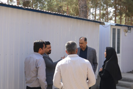 بازدید مدیر دفتر ریاست به همراه مدیر پرستاری دانشگاه علوم پزشکی اصفهان از بیمارستان فاطمیه بادرود