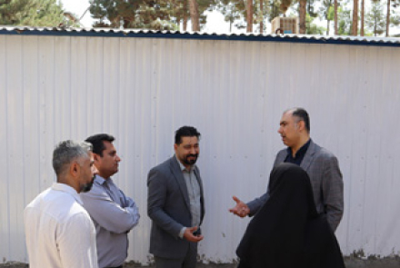 بازدید مدیر دفتر ریاست به همراه مدیر پرستاری دانشگاه علوم پزشکی اصفهان از بیمارستان فاطمیه بادرود