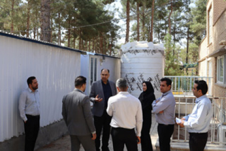 بازدید مدیر دفتر ریاست به همراه مدیر پرستاری دانشگاه علوم پزشکی اصفهان از بیمارستان فاطمیه بادرود