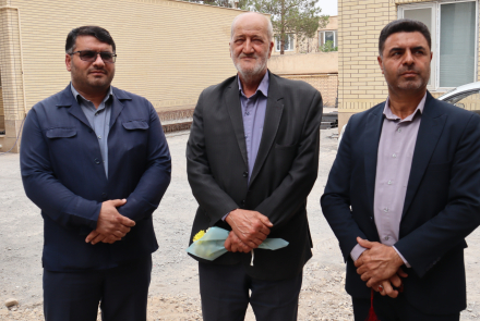 مراسم افتتاح ساختمان انجمن خیرین سلامت در بیمارستان فاطمیه بادرود