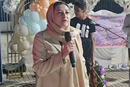 تجلیل از پرستاران بیمارستان بادرودونطنز در باغ دکتر محققی