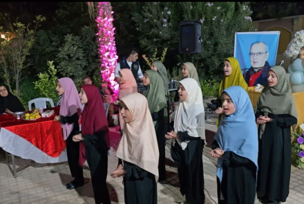 تجلیل از پرستاران بیمارستان بادرودونطنز در باغ دکتر محققی