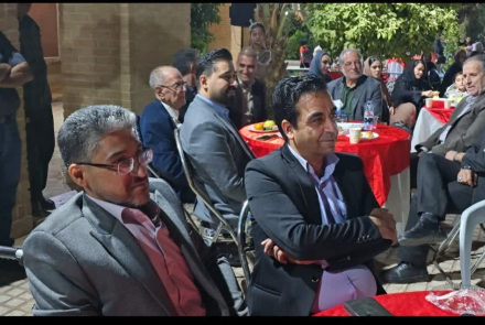 تجلیل از پرستاران بیمارستان بادرودونطنز در باغ دکتر محققی