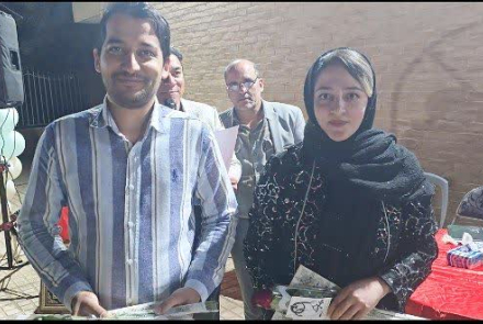 تجلیل از پرستاران بیمارستان بادرودونطنز در باغ دکتر محققی