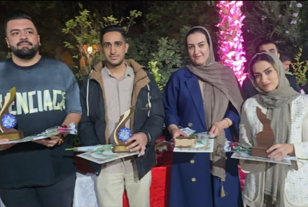 تجلیل از پرستاران بیمارستان بادرودونطنز در باغ دکتر محققی