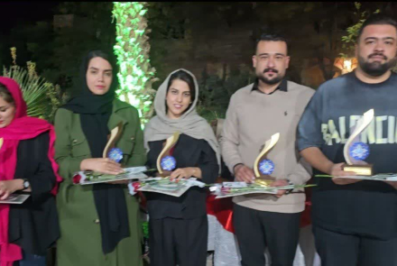 تجلیل از پرستاران بیمارستان بادرودونطنز در باغ دکتر محققی