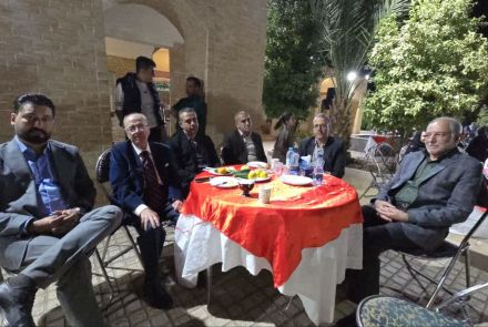 تجلیل از پرستاران بیمارستان بادرودونطنز در باغ دکتر محققی