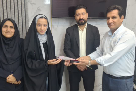 تقدیر از گروه سرود طنین بهشتی