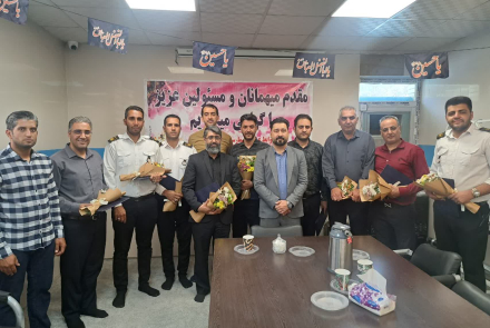 گرامیداشت روز حراست و فناوری اطلاعات در بیمارستان فاطمیه بادرود
