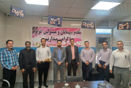 گرامیداشت روز حراست و فناوری اطلاعات در بیمارستان فاطمیه بادرود