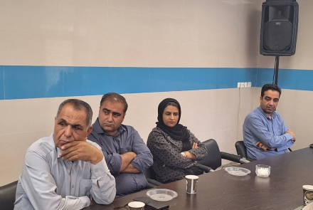 مراسم افتتاح ساختمان انجمن خیرین سلامت در بیمارستان فاطمیه بادرود