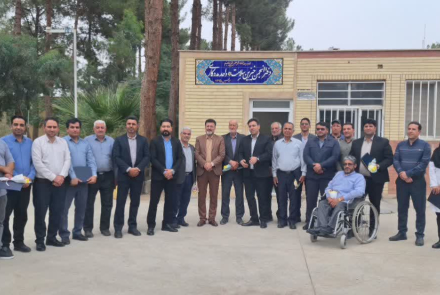 مراسم افتتاح ساختمان انجمن خیرین سلامت در بیمارستان فاطمیه بادرود